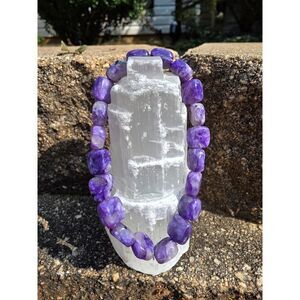 🔮 Charoite Bracelet – Cosmic Courage in 10mm (Pebble)